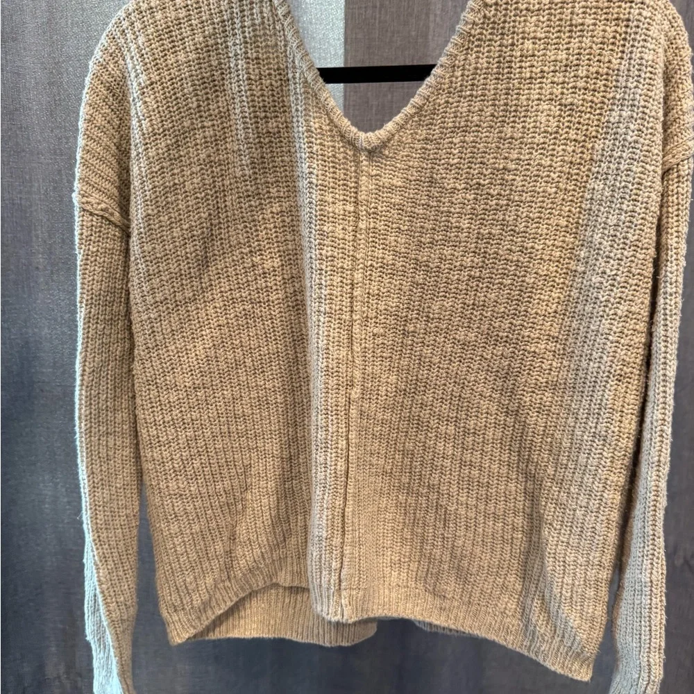 Hippie Rose Cozy Cream Button-Up Sweater SZ M - Picture 2 of 5